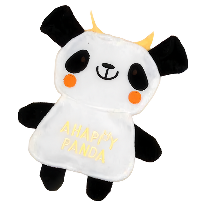 genki bebi 元氣寶寶 哇依動物造型圍兜, 熊貓, 1件, 1件