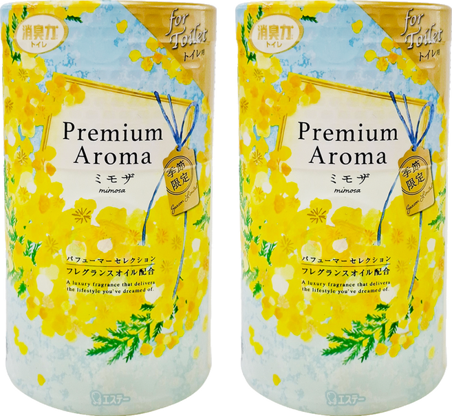 ST 雞仔牌 消臭力 芳香消臭劑 贅澤浴廁消臭力 黃花含羞草, 400ml, 2瓶