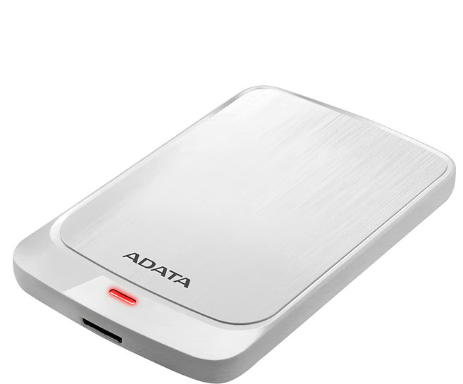 ADATA 威剛 薄型碟 1TB 白色, HV320, 1個