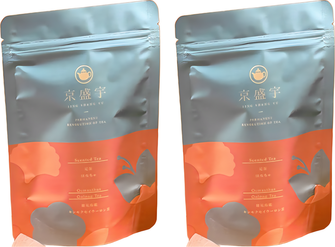 京盛宇 花茶系列 桂花烏龍袋茶, 3g, 10包, 2袋