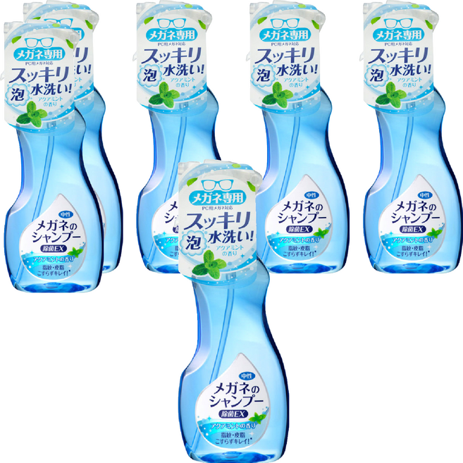 SOFT99 泡沫眼鏡清洗液, 藍色, 6瓶
