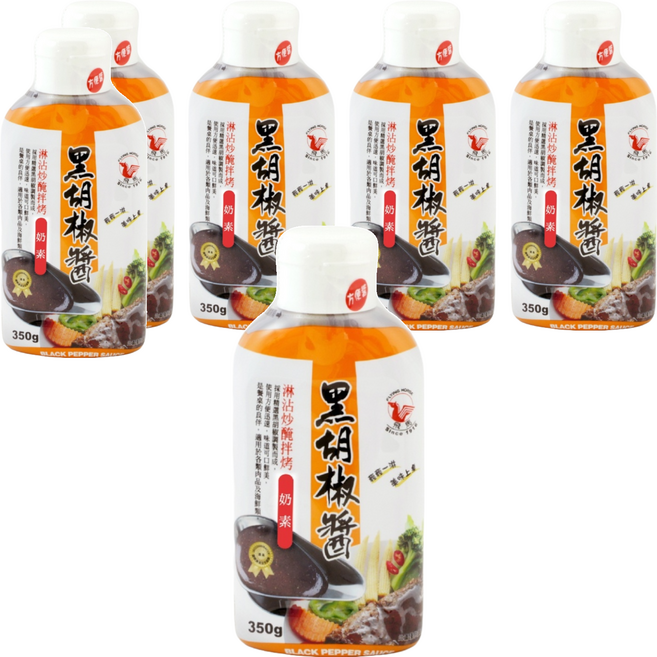 飛馬 黑胡椒醬, 350g, 6瓶