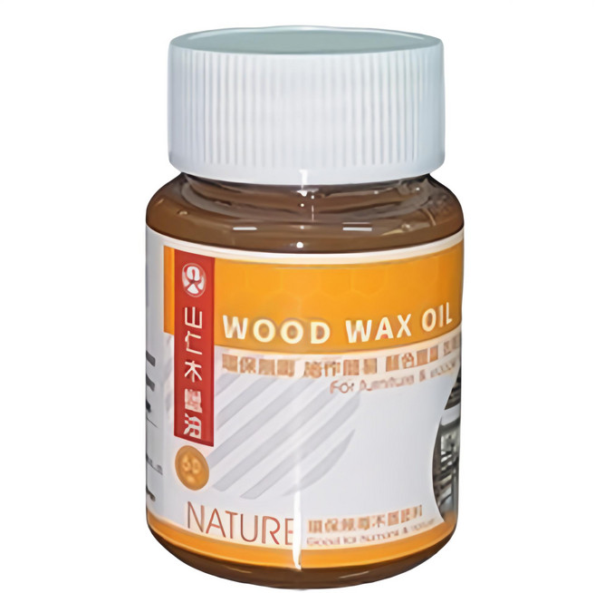 山仁木蠟油 乳白色 50ml, 1罐