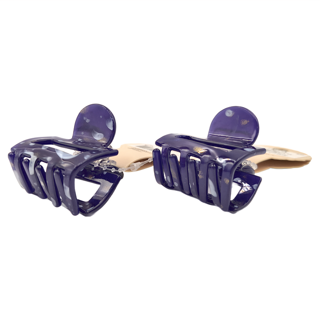 CHIC CHIC 日本造型抓夾 SY12874 2個, 簍空方藍, 1組