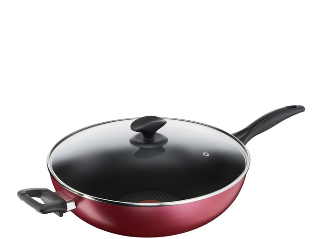 Tefal 特福 巴洛克系列 不沾炒鍋加蓋 B2249496, 32cm, 1個