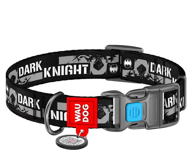WAUDOG DC漫畫尼龍項圈, 黑暗騎士, 1條