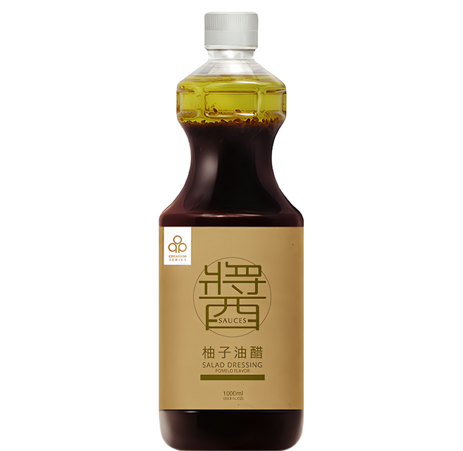 開元食品 柚子油醋醬, 1L, 1瓶