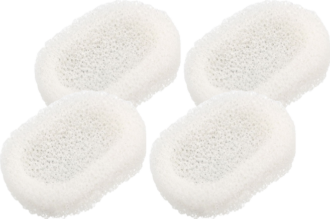 Sedree 海綿肥皂盤, 白色, 4個