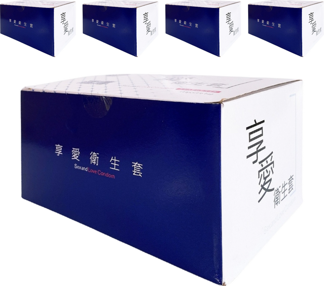 S&L 享愛 透薄保險套 家庭號, 5盒, 144個