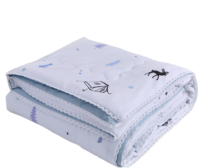 comet Home 染色水洗薄棉被, 藍色