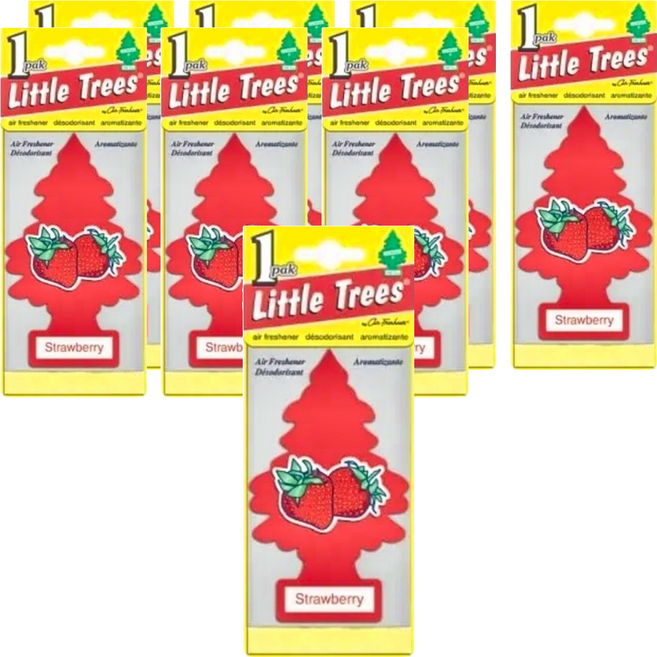 Little Trees 小樹香片 香氛卡, 草莓, 7g, 8片