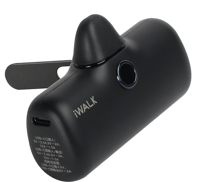 iWALK 口袋行動電源 Pro 支架版 5000mAh, LPS001C, 雅黑