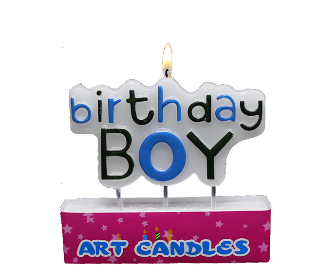 生日蠟燭 藍色BOY, 1組