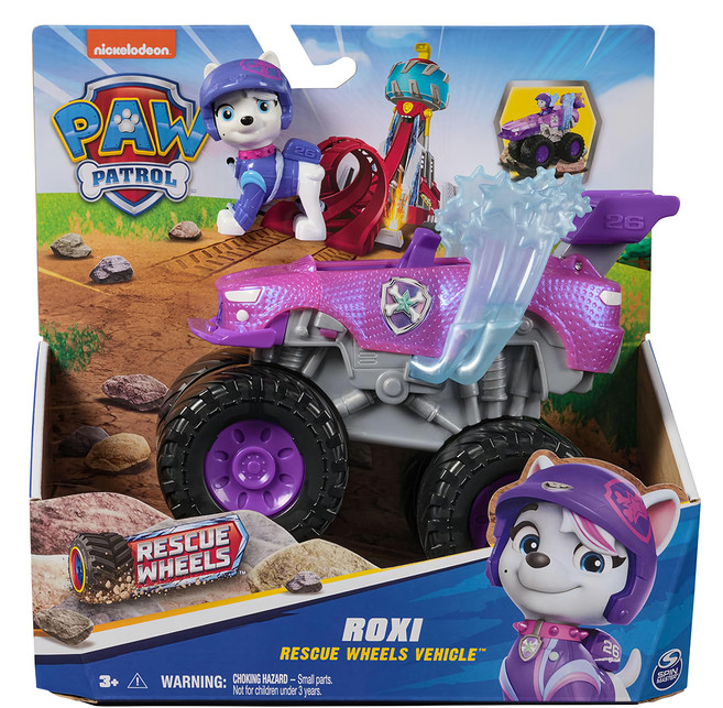 PAW PATROL 汪汪隊立大功 救援大車隊系列 救援車, 怪獸卡車洛希 紫色 + 黑色, 1盒
