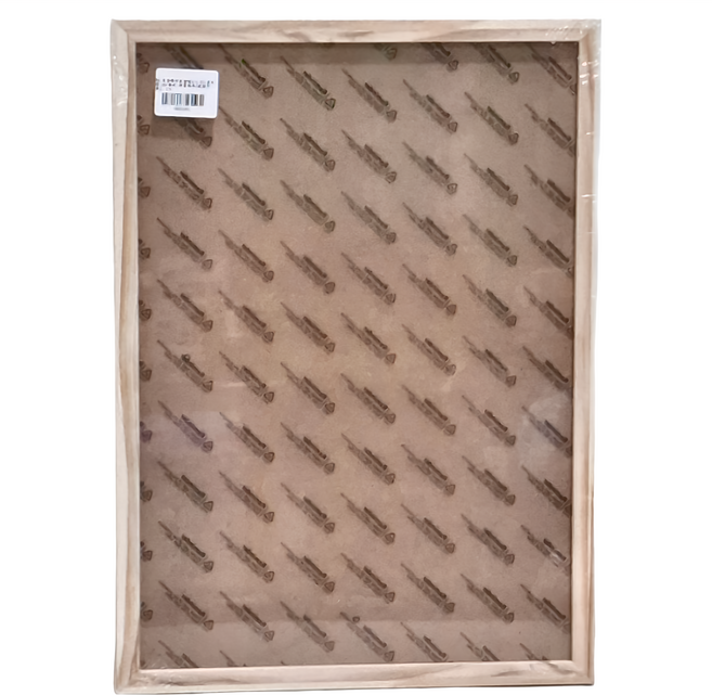 木質無印風相框 掛式 橫豎兩用 A-1.5T 原木紋 A3, 1個