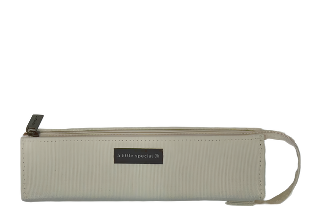 KOKUYO 國譽 a little special C2-R 展開式筆袋 尺寸W200*D50*H50(MM), 米色, 1個