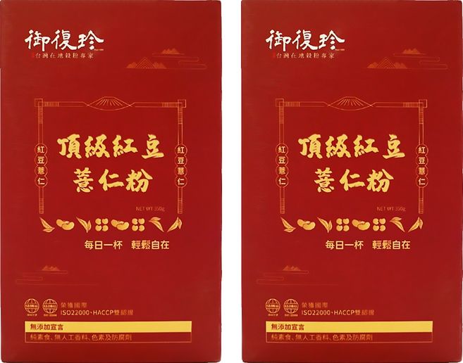 御復珍 頂級紅豆薏仁粉, 350g, 1盒, 2盒