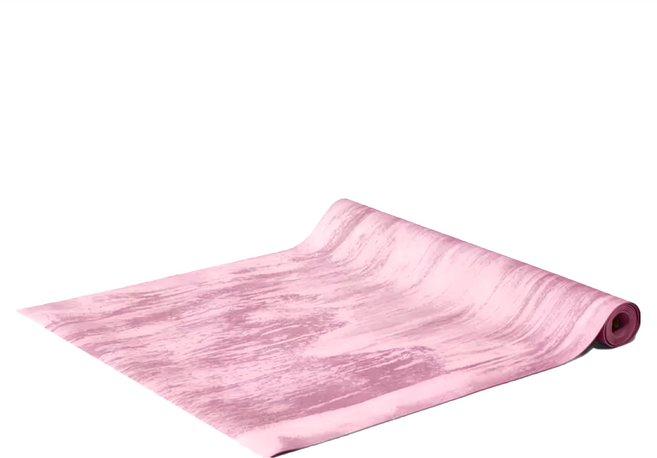 Lotus COZY FITNESS SERIES 天然橡膠旅行瑜珈鋪巾兩用墊, 珊瑚粉, 1個