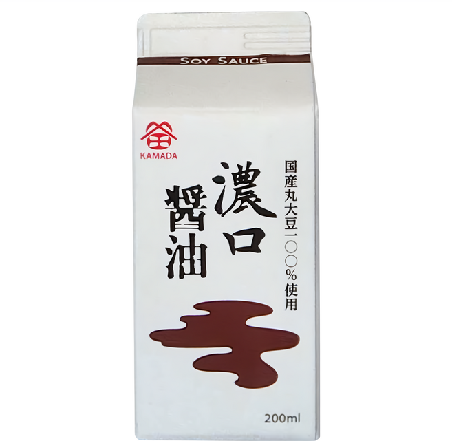 KAMADA 鎌田 濃口醬油, 200ml, 1盒