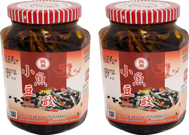 良泉 丁香豆鼓 川辣, 400g, 2罐