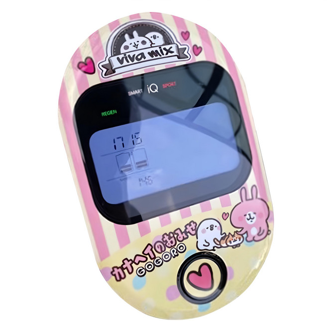 車將 MOTO GOGORO MIX 造型儀表 可愛風格, 黃粉色 + 燻黑色, 1個