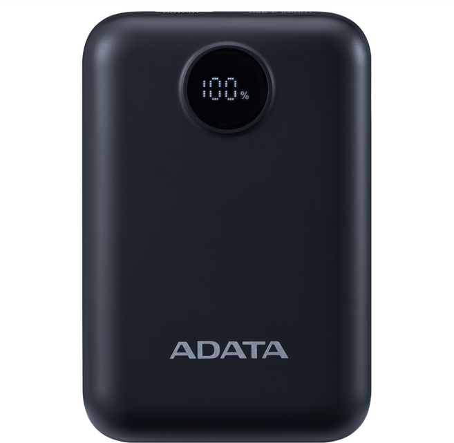 ADATA 威剛 C100 Digital 行動電源 10000mAh, 黑色, PC10022-12BK