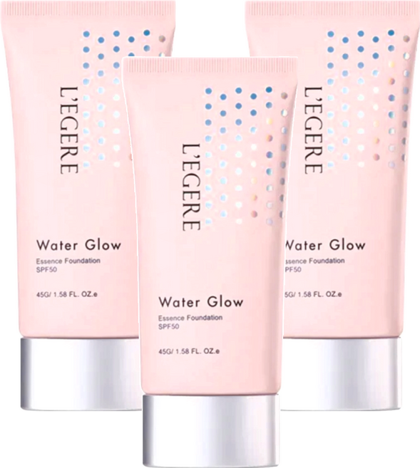 L'EGERE 玩鎂光 輕裸保濕粉凝霜SPF50 45g, 不適用, 3條
