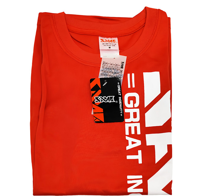 SAME 莎美 短T 英文版, 紅色