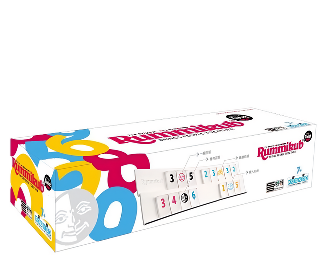 Rummikub 拉密 變臉版 柱形盒包裝, 1盒