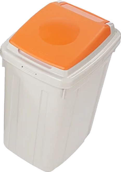 KEYWAY 聯府 日式分類附蓋垃圾桶 42L, 顏色隨機