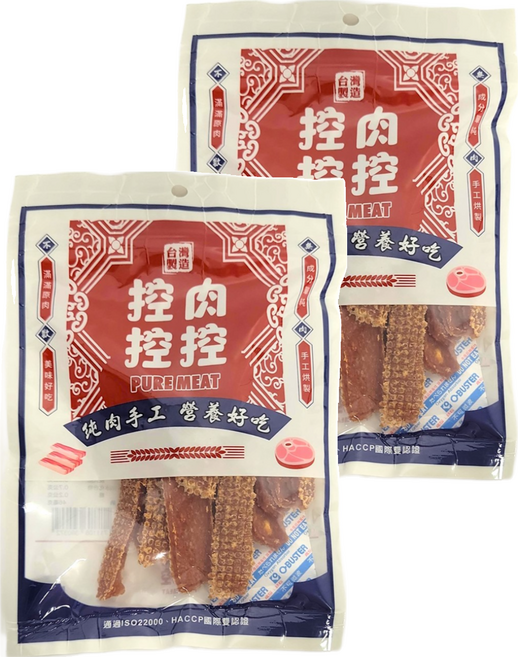 控肉控控 寵物肉乾 羊肉厚片 純肉手工營養 台灣製造, 80g, 2包
