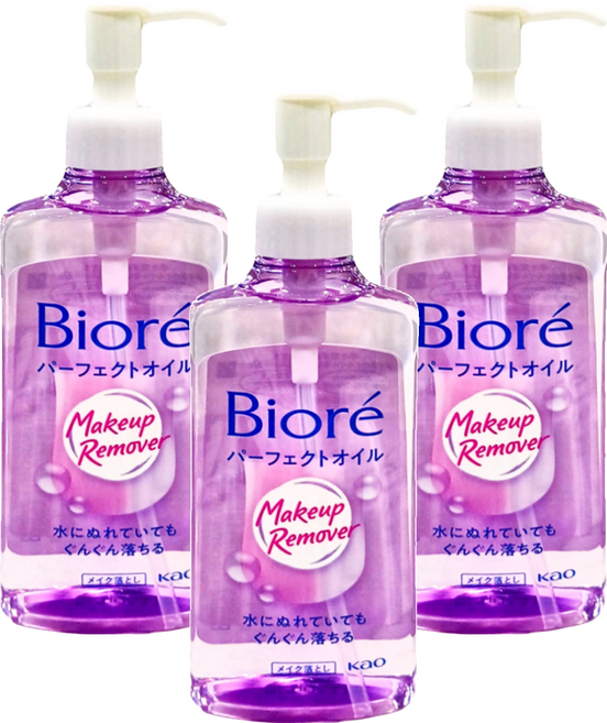 Biore 蜜妮 台灣公司貨 深層卸粧油, 230ml, 3瓶