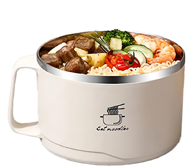 304不鏽鋼大容量泡麵杯, 1個