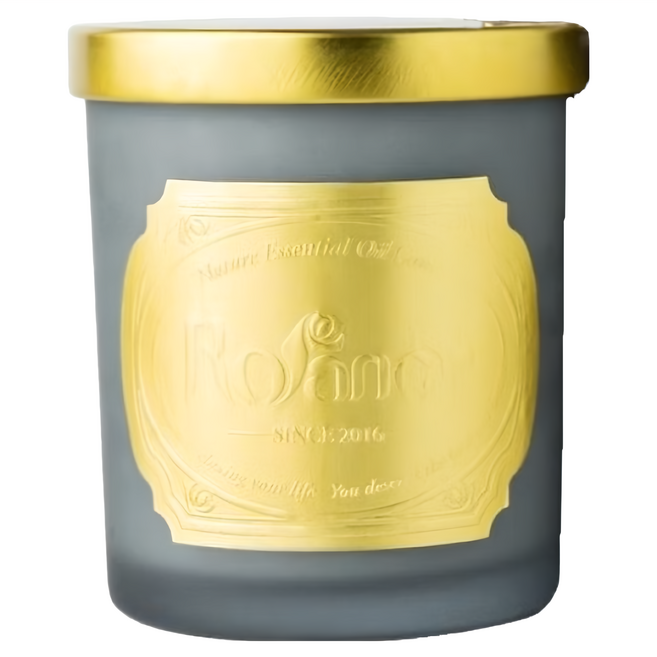 Rofancy 洛帆晞 頂級黑金版 手工純精油蠟燭, 180g, 薰衣草迷迭香, 1罐