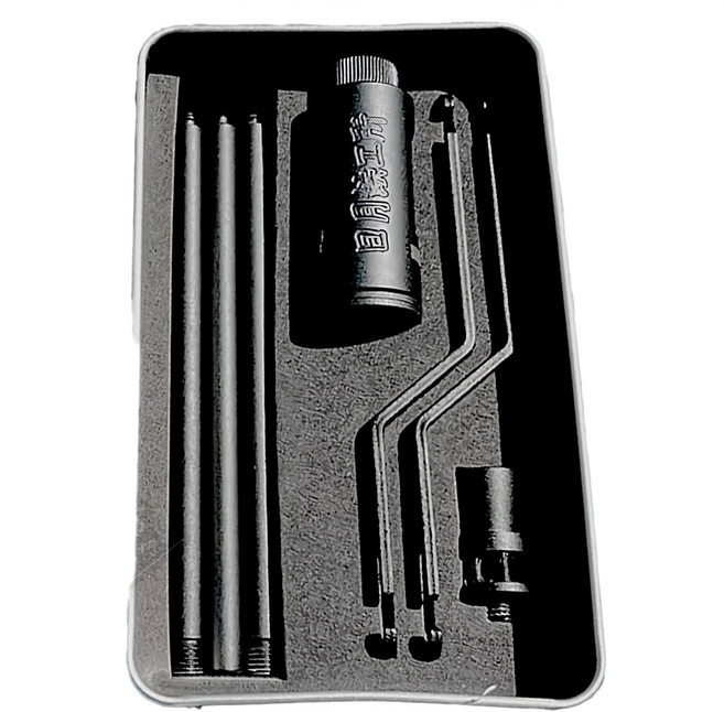 日月鉄工所 Light base 夾式燈座, 黑色, 1個