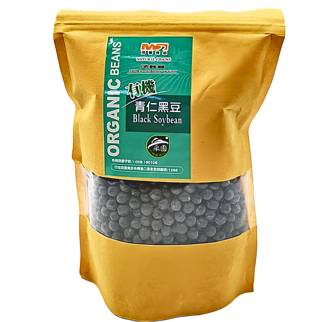 茂喜食品 有機青仁黑豆, 400g, 1包