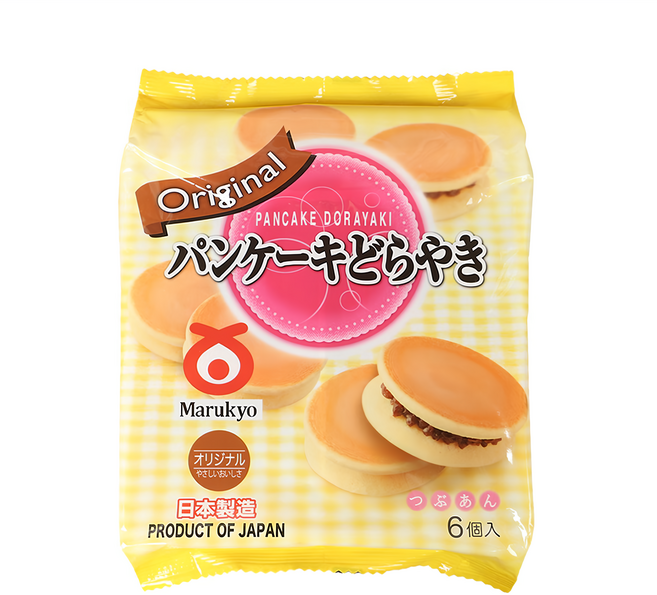 丸京 銅鑼燒 原味紅豆 日本製造 6個入, 324g, 1包