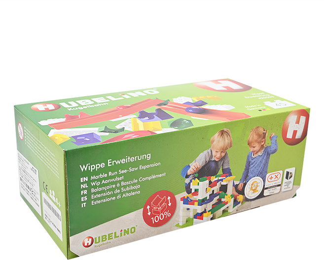 HUBELiNO 軌道積木翹翹板套件 德國製造, 1盒