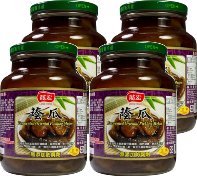 龍宏 蔭瓜, 650g, 4罐