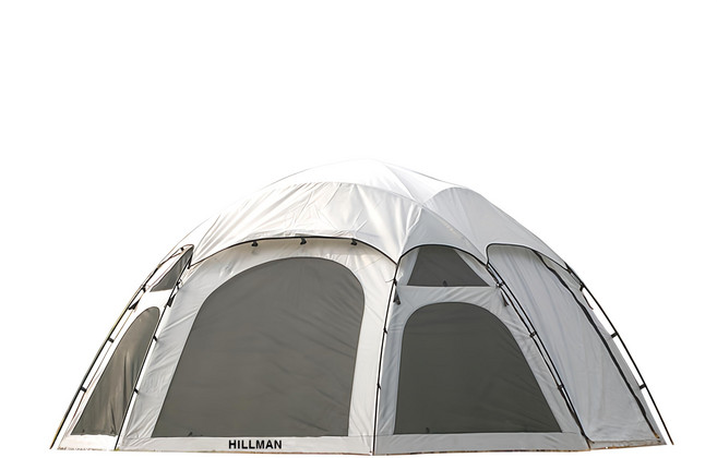 HILLMAN Bunker Dome Grande 帳篷, 象牙白 + 黑色, 10人