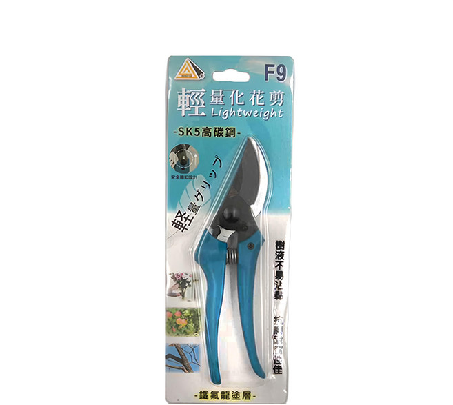 金字塔 輕量化花剪 F9 8吋 19cm, 1支