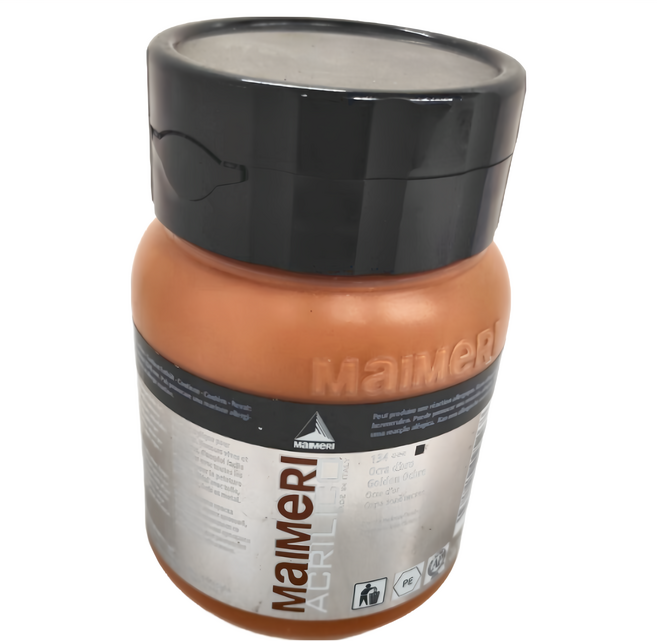 MaIMeRI 美利 壓克力顏料 MA-0934134 134 GOLDEN OCHRE 土金, 500ml, 1色