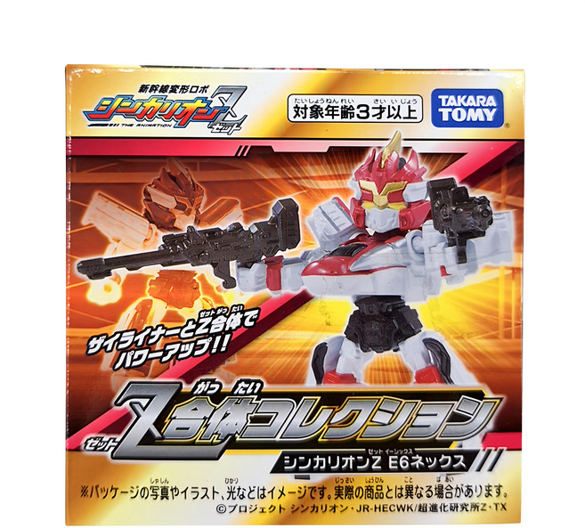 TAKARA TOMY PLARAIL 鐵道王國 新幹線變形機器人Z 組合系列 E6NEX, 1盒, 多色