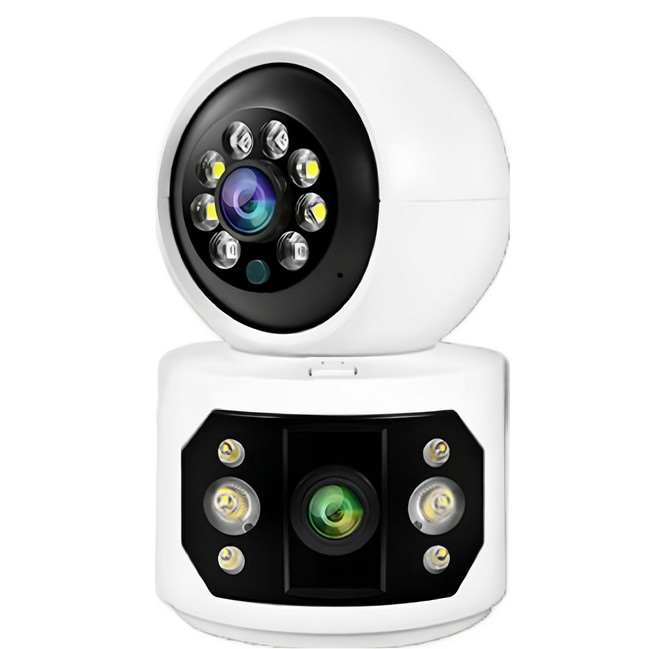 DTAudio 聆翔 三畫面家用監視器 400萬像素 5G雙頻WiFi 不含記憶卡, IPC-B09, 1個