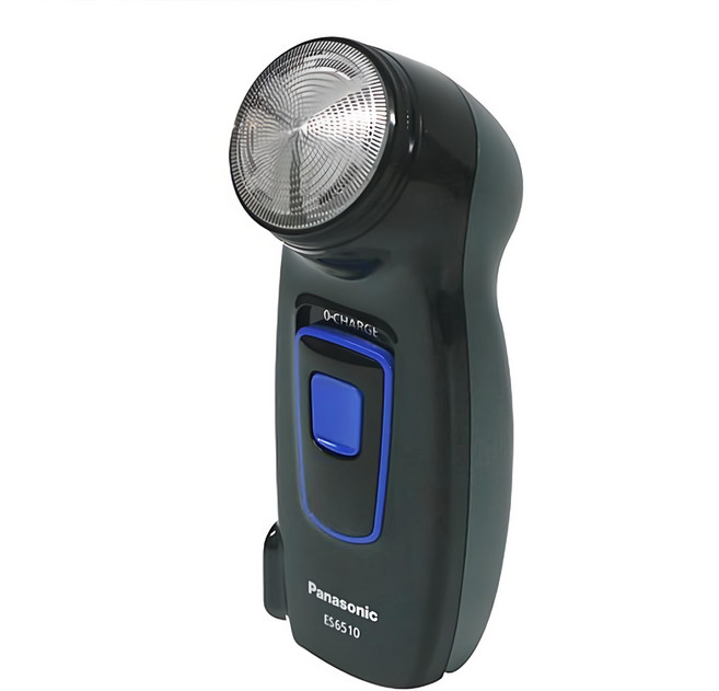 Panasonic 旋轉式刀頭國際電壓充電式刮鬍刀, ES-6510, 黑色, 1個