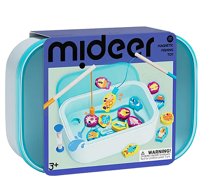 mideer 磁力釣魚遊戲, 1個, 遠洋探險 藍色