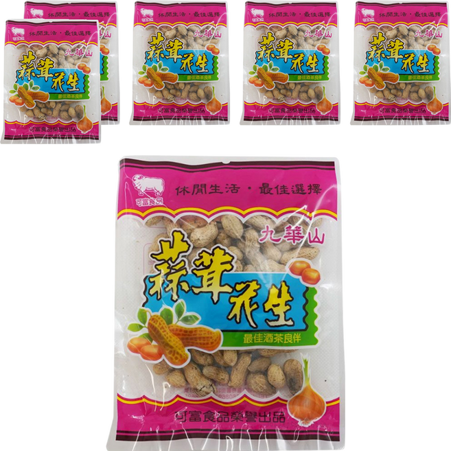 可富 蒜茸花生殼, 120g, 6包