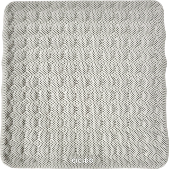 CICIDO PLUS 3D涼感汽車坐墊 臀部減壓 久坐不累 涼感凝膠, 灰色, 1個