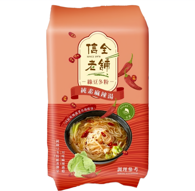 信全老舖 全素麻辣冬粉, 240g, 1袋