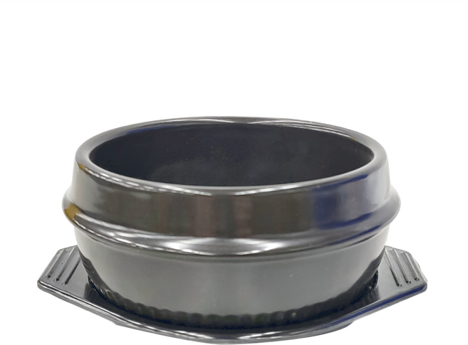 ROYALLIN 蘿林嚴選 陶鍋 500g 500ml 12.7cm 1個, 黑色